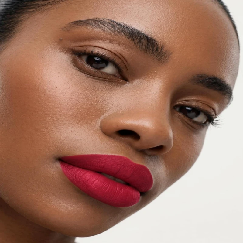 FLiCKA Lip Poetry Matte Lipstick| Enriched With Vitamin E, Sulphate Free, Moisturizing, Long Lasting Upto 6Hrs, 01 Twinkle Twinkle, 4g thumbnail 6