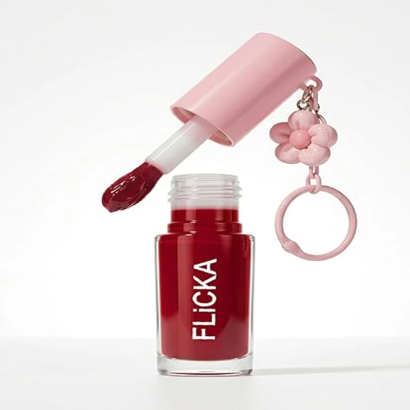 FLiCKA Luxe Lip Gloss - Hydrating, Non-Sticky Cushion Gloss With Glass Shine For Plump Lips - 06 | Glossy thumbnail 2
