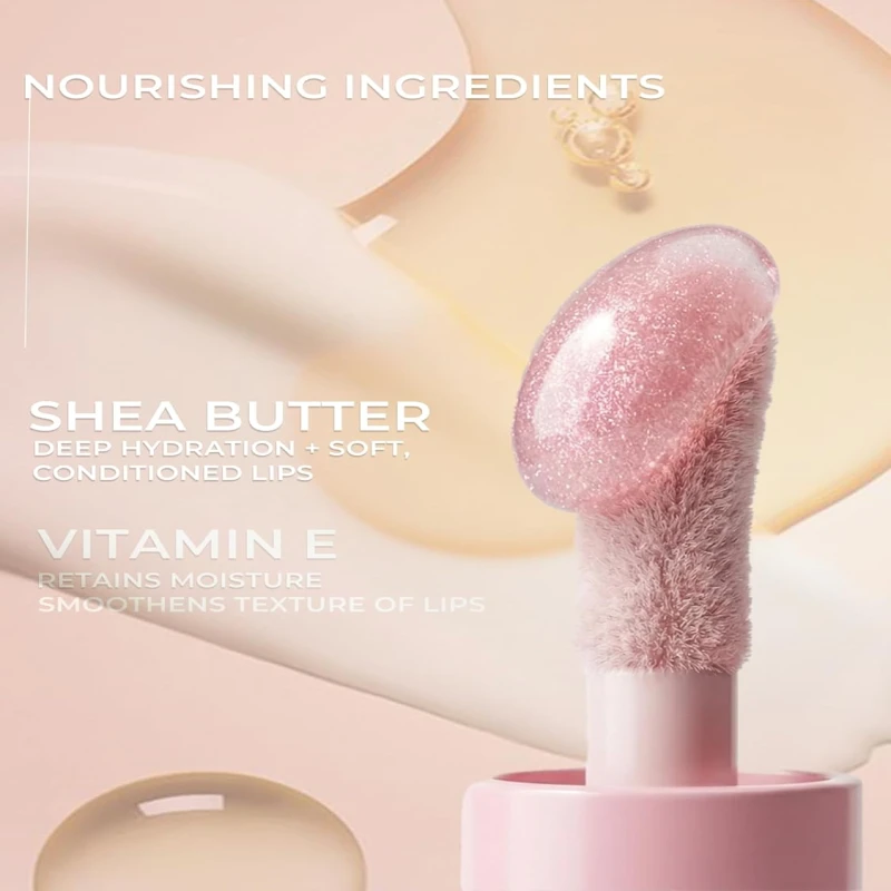 FLiCKA Luxe Lip Gloss - Hydrating, Non-Sticky Cushion Gloss With Glass Shine For Plump Lips - 06 | Glossy thumbnail 7