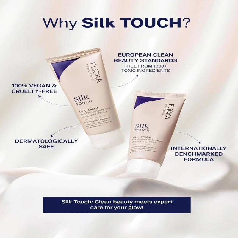 FLiCKA Makeup Kit | Tomato Liquid Foundaion 30ML (Ivory) | 3 In 1 Silk Touch Primer Moisturiser and SPF (Sun Protection Formula) 60ML | Make up Combos thumbnail 9