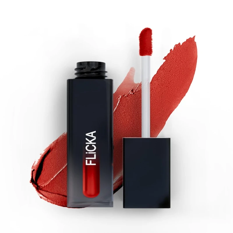 FLiCKA Set and Attack Liquid Matte Lipstick For Women| Transfer Proof, Smudge Proof, Non-Sticky, Creamy Lightweight Lipstick For Women, 04 Matchless Maroon, 7ml thumbnail 2