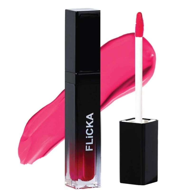 FLiCKA Set and Attack Liquid Matte Lipstick For Women| Transfer Proof, Smudge Proof, Non-Sticky, Creamy Lightweight Lipstick For Women, 08 Lust for Blush, 7ml - Thumbnail 2