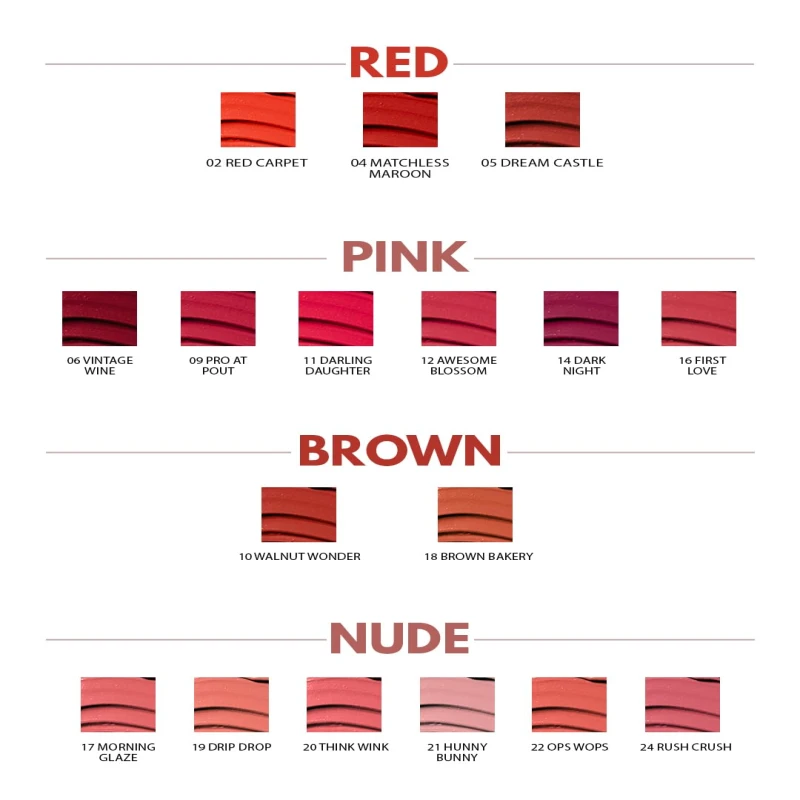 FLiCKA Set and Attack Liquid Matte Lipstick For Women| Transfer Proof, Smudge Proof, Non-Sticky, Creamy Lightweight Lipstick For Women, 19 Drip Drop, 7ml thumbnail 8