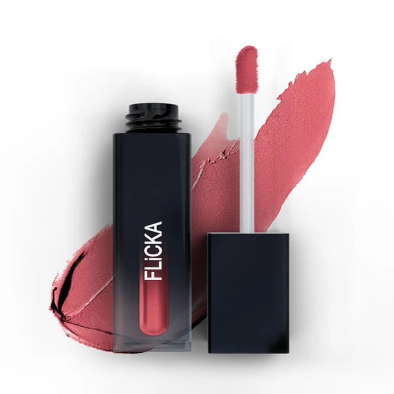FLiCKA Set and Attack Liquid Matte Lipstick For Women| Transfer Proof, Smudge Proof, Non-Sticky, Creamy Lightweight Lipstick For Women, 24 Rush Crush, 7ml thumbnail 2