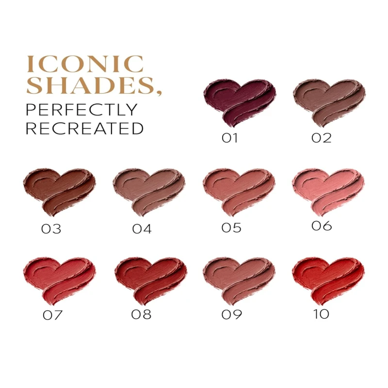 FLiCKA Standout Lipstick Smudgeproof Creamy Finish Pro-Finish Intense Pigment Lightweight - Shade 03 thumbnail 8