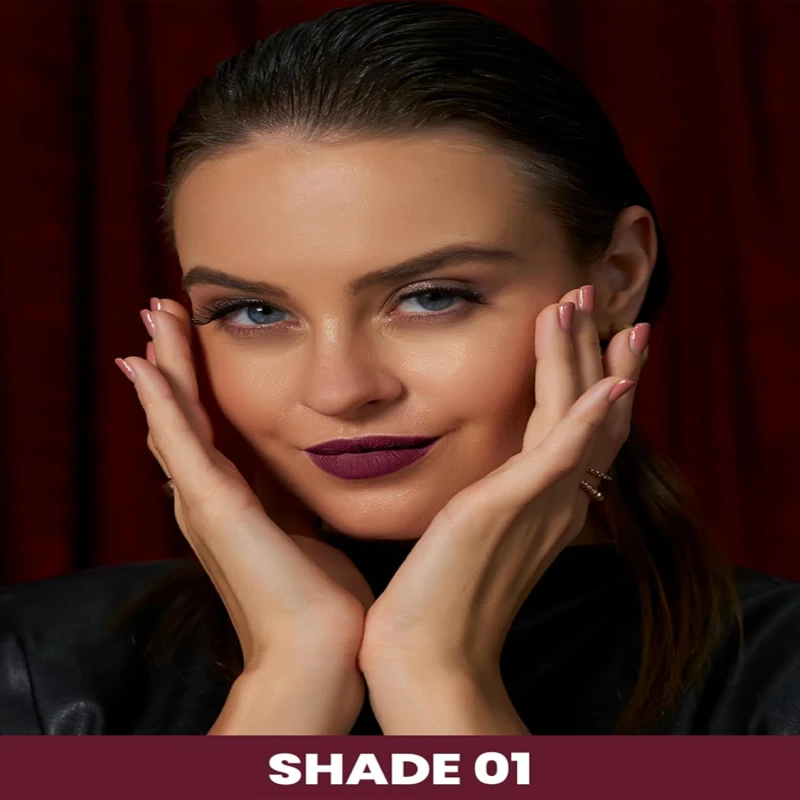 FLiCKA Standout Lipstick Smudgeproof Creamy Finish Pro-Finish Intense Pigment Lightweight - Shade 05 thumbnail 4