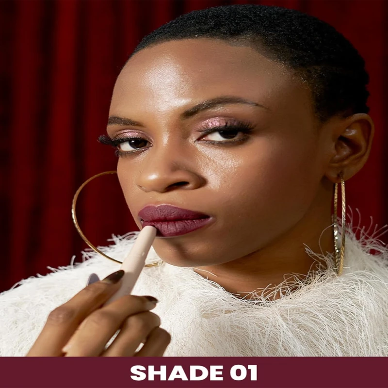 FLiCKA Standout Lipstick Smudgeproof Creamy Finish Pro-Finish Intense Pigment Lightweight - Shade 10 thumbnail 5