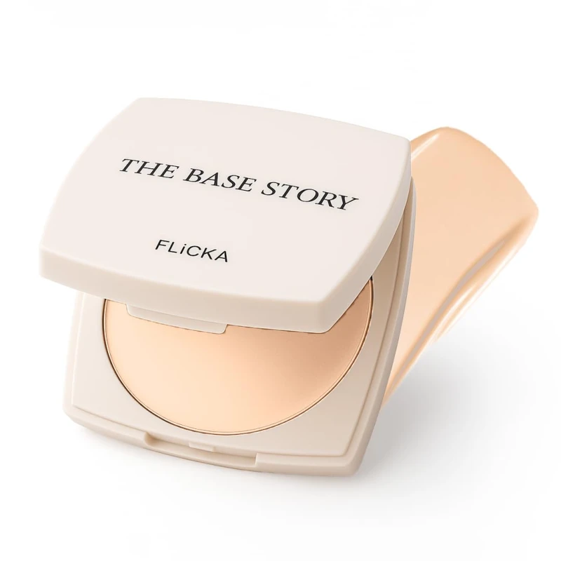 FLiCKA The Base Story Cream Foundation for Face Makeup 8.5gm | Medium to High Coverage | Waterproof &amp; Long Lasting | Smooth &amp; Matte Finish with SPF | All Skin Types | 0.5 Fair thumbnail 2