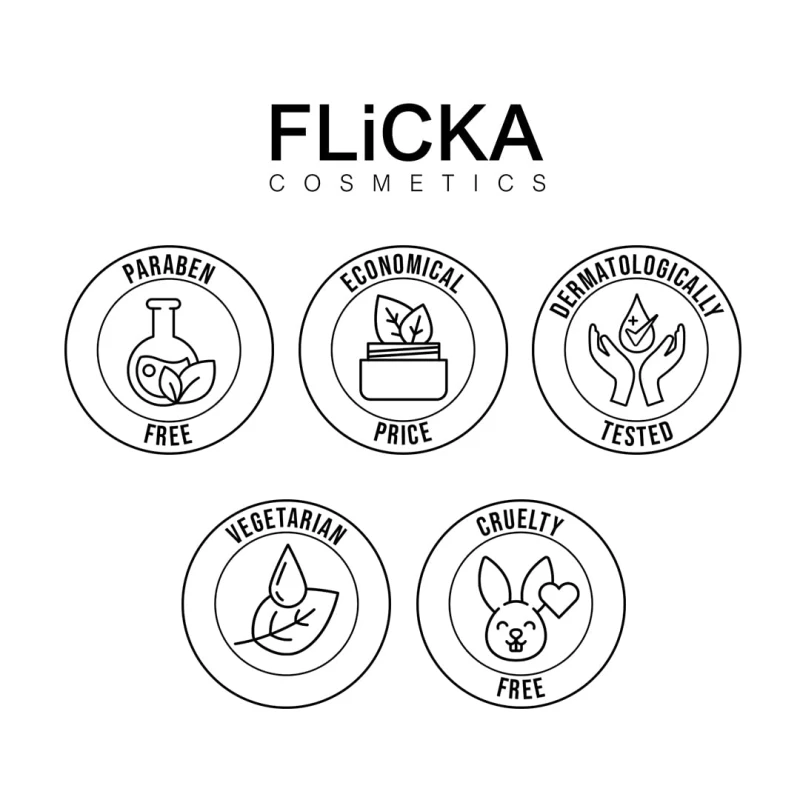 FLiCKA Tomato Compact Powder For Oil-Free, Matte Finish, Lightweight, Lasts up-to 8hrs | Enriched with SPF, Suitable For All Skin Types| 04 Walnut, 9g - Thumbnail 9