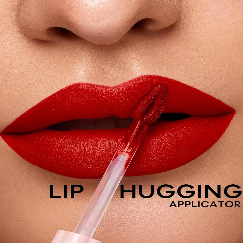 FLiCKA Weightless Impression Liquid Lipstick| Enriched With Vitamin E, Matte Finish, Moisturizing, Creaseless Formula, 01 January, 1.6ml - Thumbnail 3