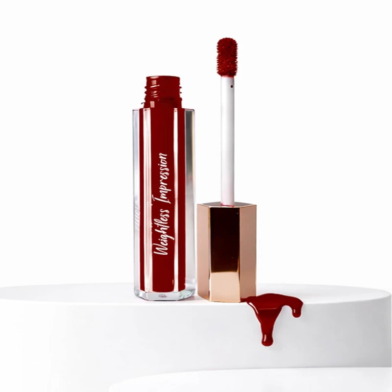 FLiCKA Weightless Impression Liquid Lipstick| Enriched With Vitamin E, Matte Finish, Moisturizing, Creaseless Formula, 02 February, 1.6ml thumbnail 2