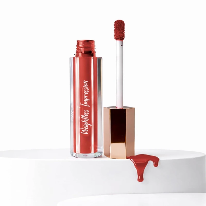 FLiCKA Weightless Impression Liquid Lipstick| Enriched With Vitamin E, Matte Finish, Moisturizing, Creaseless Formula, 03 March, 1.6ml - Thumbnail 2