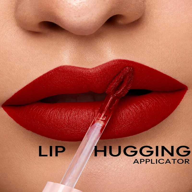 FLiCKA Weightless Impression Liquid Lipstick| Enriched With Vitamin E, Matte Finish, Moisturizing, Creaseless Formula, 04 April, 1.6ml - Thumbnail 3