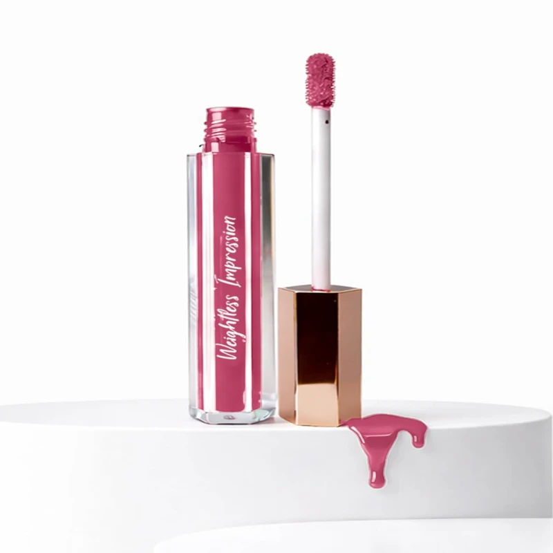 FLiCKA Weightless Impression Liquid Lipstick| Enriched With Vitamin E, Matte Finish, Moisturizing, Creaseless Formula, 09 September, 1.6ml - Thumbnail 2