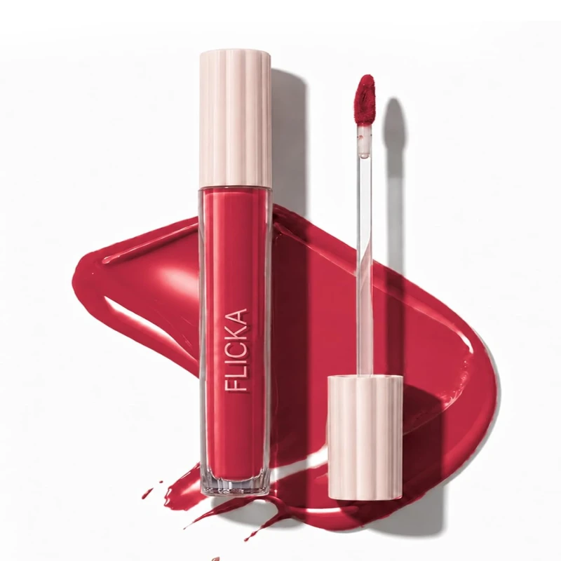 FLiCKA Weightless Impression Liquid Lipstick| Enriched With Vitamin E, Matte Finish, Moisturizing, Creaseless Formula, 11 November, 1.6ml - Thumbnail 2