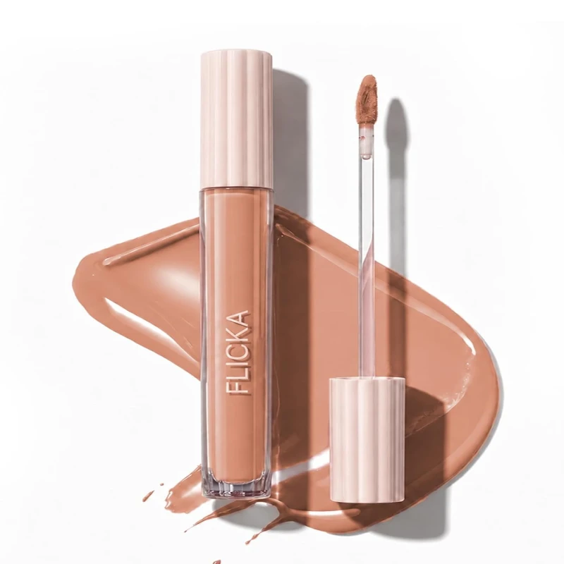 FLiCKA Weightless Impression Liquid Lipstick| Enriched With Vitamin E, Matte Finish, Moisturizing, Creaseless Formula, 14 Tuesday, 1.6ml thumbnail 2