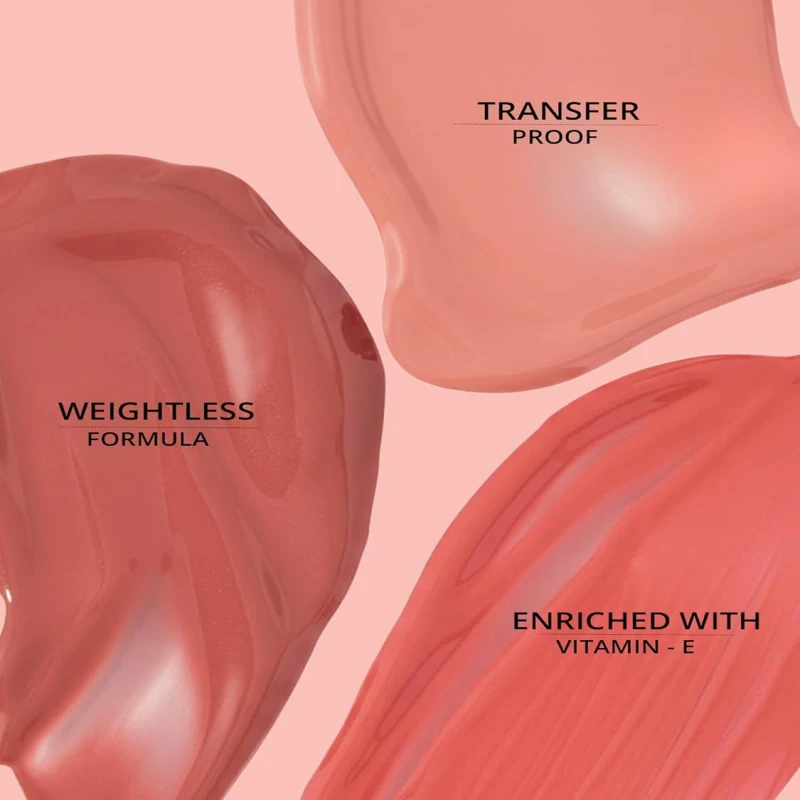 FLiCKA Weightless Impression Liquid Lipstick| Enriched With Vitamin E, Matte Finish, Moisturizing, Creaseless Formula, 14 Tuesday, 1.6ml thumbnail 5