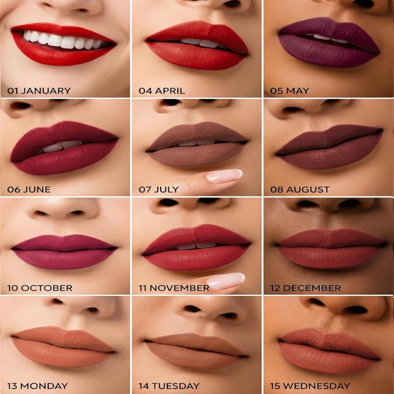 FLiCKA Weightless Impression Liquid Lipstick| Enriched With Vitamin E, Matte Finish, Moisturizing, Creaseless Formula, 14 Tuesday, 1.6ml thumbnail 8