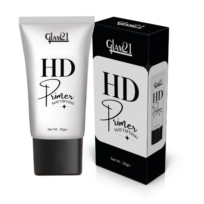 Glam 21 Face Primer for Easy Makeup &amp; Pore Minimize | Gel-Like Texture | Perfect Coverage | Lightweight | with Skin-Softening Apricot Essence |25 gm thumbnail 7