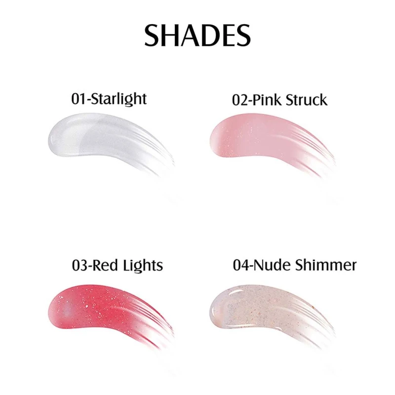 Glam 21 Lip Plumper With Hyaluronic Acid | Lightweight Lip Glossy With High Shine Glossy Y Finish For Fuller And Plump Lips | 01 Starlight - 5 Gm - Thumbnail 4