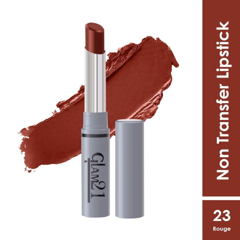 Glam 21 Long Lasting Non-Transfer Lipstick|Creamy Matte Formula | Smudge-Free | HD-Colored lips - 2gm|Cosmic-24 thumbnail 2