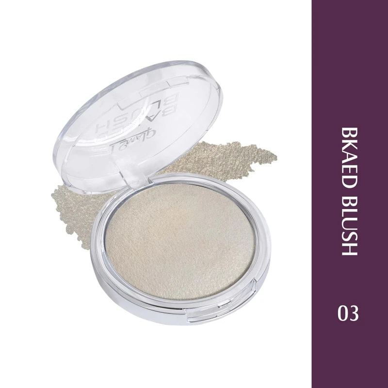 Glam21 Baked Blusher | Highly Pigmented, Long Lasting | Illuminating Glow Finish | Smooth &amp; Blendable Texture |Stays up to 8 hours | For All Skin Types | 6gm | Shade-03 - Thumbnail 2