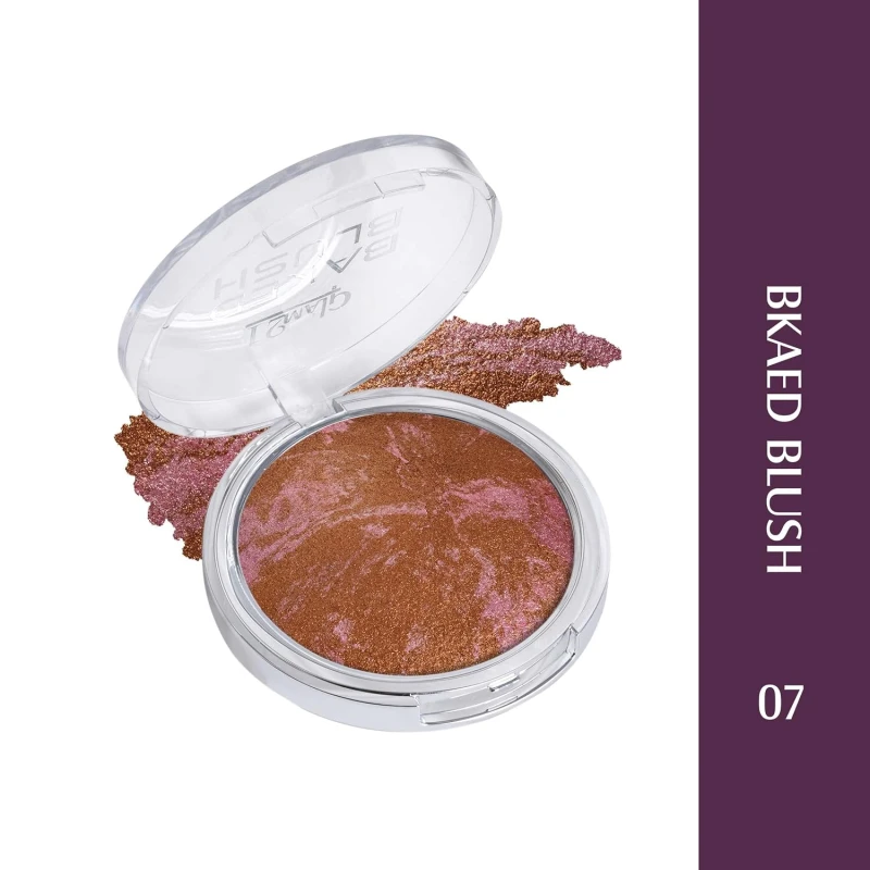 Glam21 Baked Blusher | Highly Pigmented, Long Lasting | Illuminating Glow Finish | Smooth &amp; Blendable Texture |Stays up to 8 hours | For All Skin Types | 6gm | Shade-07 thumbnail 2