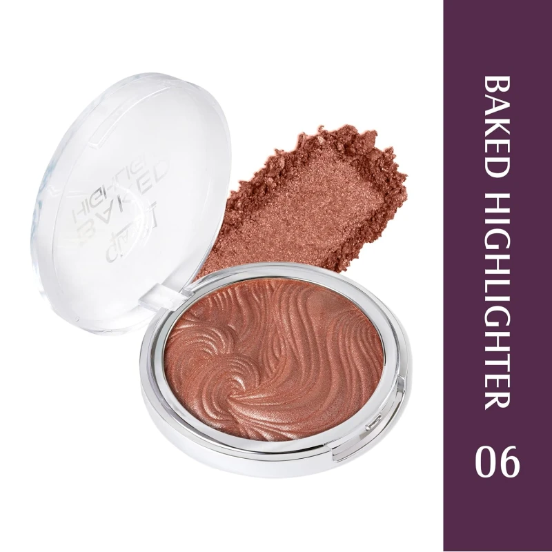 Glam21 Baked Highlighter | Silky Pigments | Mettalic Finish | Long Lasting Shimmer Look | Creamy Texture | Highly Blendable,Long Wear | Suitable for All Skin Type | 10gm-06 thumbnail 2