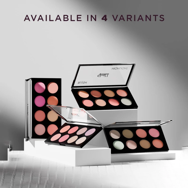 Glam21 Blush &amp; Highlighter Palette|Silky Smooth Pigments for Long-Lasting Shimmer Glow | Buildable Radiance | Lightweight &amp; Blendable Formula | Suitable for All Indian Skin Tones | 21.5 gm - Ralph -04 thumbnail 7