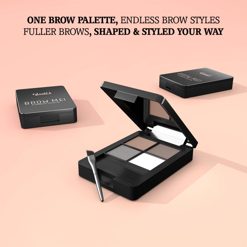 Glam21 Brow Me Eyebrow Palette 01 | Micro Pigments for Precise Brows | Smudge-Proof &amp; Long Lasting | All-in-One Eye Makeup Kit | Natural &amp; Defined Finish | 9gm - Mysterious-02 thumbnail 5