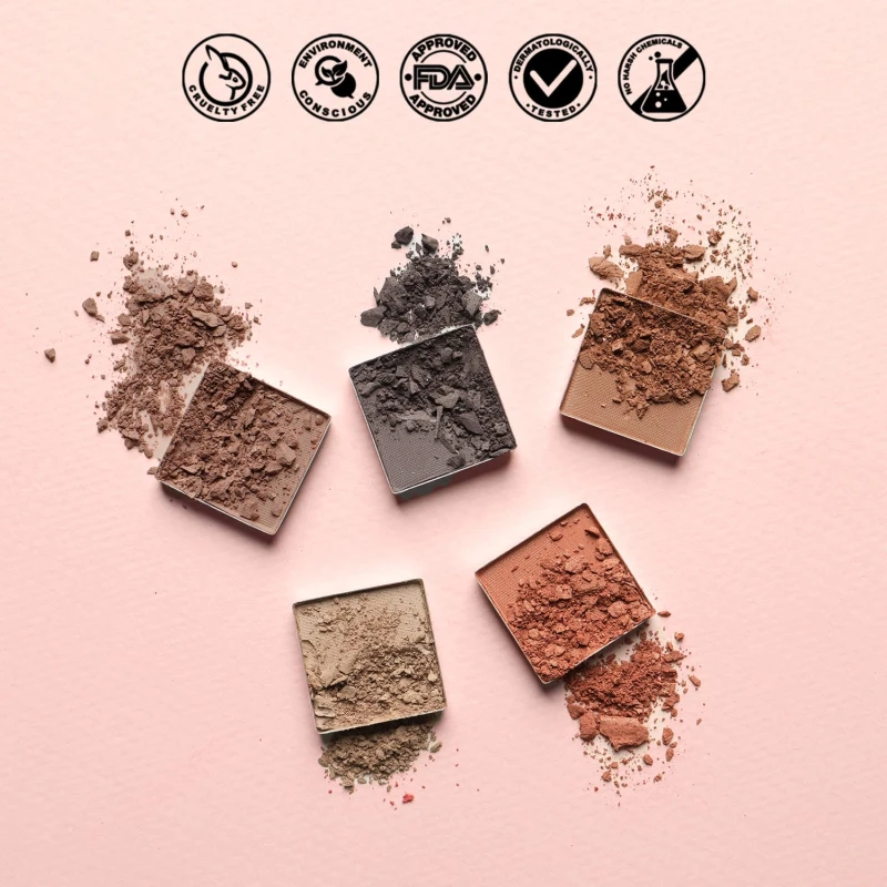 Glam21 Brow Me Eyebrow Palette | Micro Pigments for Precise Brows | Smudge-Proof &amp; Long Lasting | All-in-One Eye Makeup Kit | Natural &amp; Defined Finish | 9gm- Seductive-01 thumbnail 9