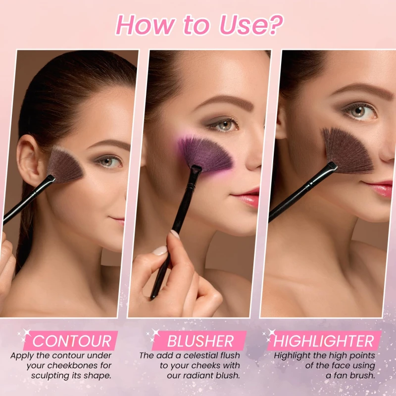 Glam21 Cheeky Affair The Face Palette |Multipurpose Palette 3 In 1 Contour, Blush &amp; Highlight Palette |Long-Lasting Formula | Waterproof | Sweatproof | Perky-8.6Gm thumbnail 4