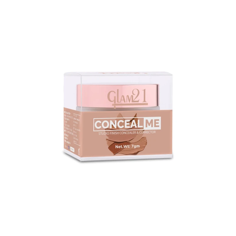 Glam21 Conceal Me Studio Finish Concealer &amp; Corrector |F ull Coverage Yet Lightweight | Easily Blendable Cream Concealer for Dark Circles &amp; Blemishes | 7gm-Natural-03 thumbnail 8