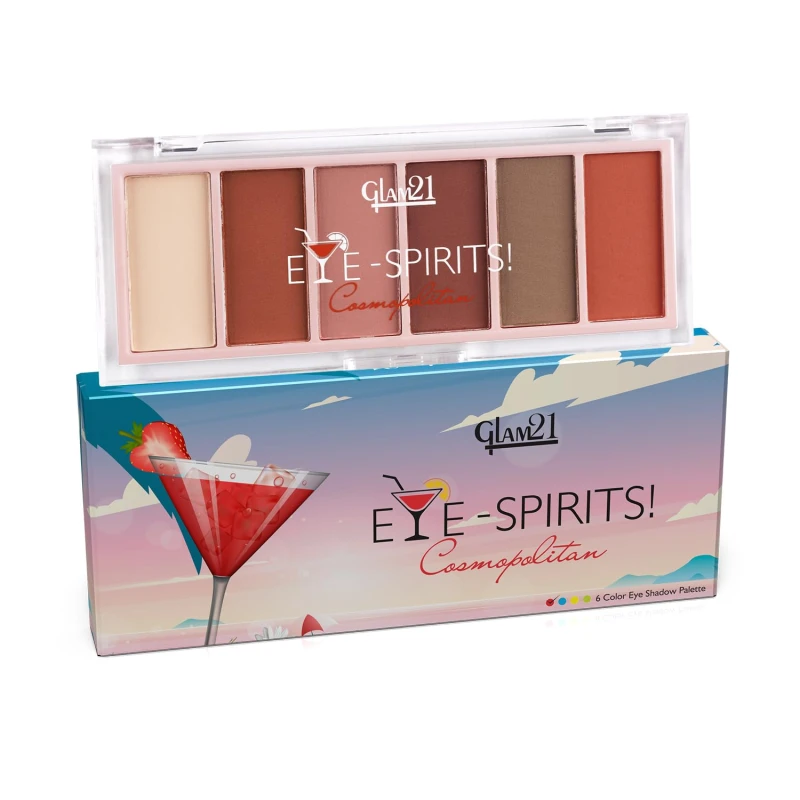 Glam21 Eye Spirits Eyeshadow Palette | Highly Pigmented Matte &amp; Shimmer Shades | Blendable &amp; Crease-Proof Formula | Long Lasting Eye Makeup Palette | 18gm, Cosmopolitan-04 thumbnail 2