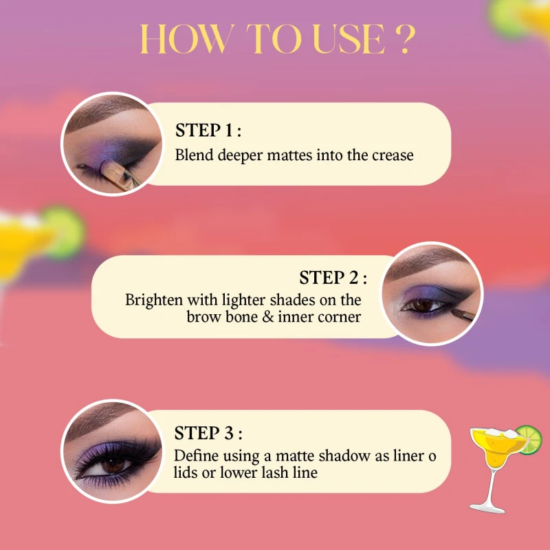 Glam21 Eye Spirits Eyeshadow Palette | Highly Pigmented Matte &amp; Shimmer Shades | Blendable &amp; Crease-Proof Formula | Long Lasting Eye Makeup Palette | 18gm, Mojito-02 thumbnail 6