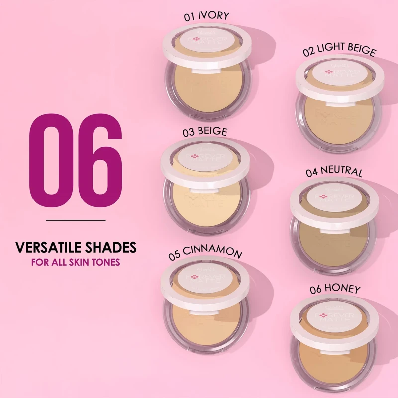Glam21 Forever Matte Compact |HD Matte Finish| Evens Out Complexion | Hides Imperfections |Stays up to 12 hrs | Lightweight formula | Sweat Proof - Cinnamon 9gm thumbnail 5
