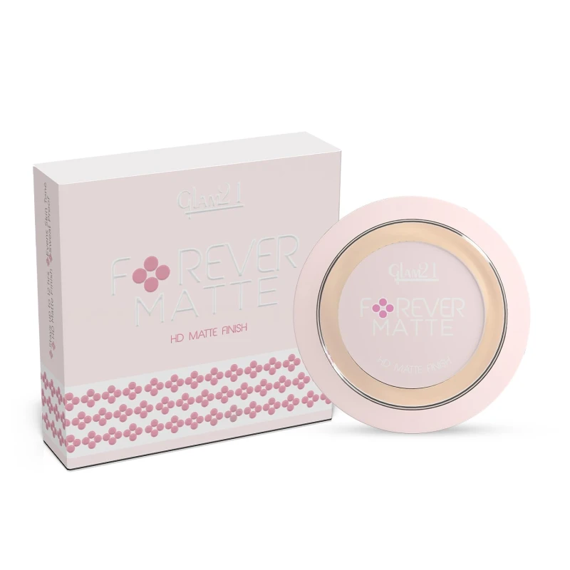 Glam21 Forever Matte Compact |HD Matte Finish| Evens Out Complexion | Hides Imperfections |Stays up to 12 hrs | Lightweight formula | Sweat Proof - Cinnamon 9gm thumbnail 8