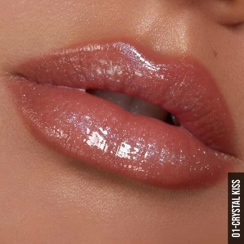 Glam21 Gloss Pout Shimmer Lip Gloss| High Shine |Glossy Finish |Soft &amp; Hydrating Lips | Non-sticky texture | Lightweight | Glass-like shine | Bare Nude-Nude| 7gm thumbnail 5