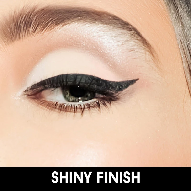 Glam21 HD Dense Eyeliner | Shiny Finish| Highly Pigmented | Intense Black | 12-Hour Stay | Smudge-Proof &amp; Water-Resistant | Glossy Finish | Flake-Free | Precision Brush | 6ml thumbnail 3
