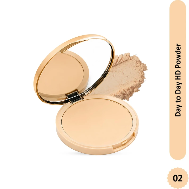 Glam21 HD Pan Cake Compact Powder, 3-in-1 Foundation,Compact, &amp; Concealer for Long-lasting Dazzling Look | Weightless Natural Glow for Daily Use | Soft Matte Finish | 12gm, A2 thumbnail 2