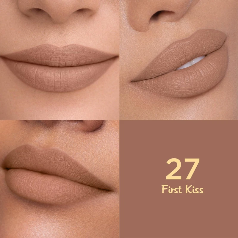 Glam21 Lip Seduction Non- Transfer Crayon Lipstick up to 12 Hours Stay | Lightweight &amp; Longlasting|Creamy Matte | Smudge Proof - 3.6gm| First Kiss | 27 - Thumbnail 4