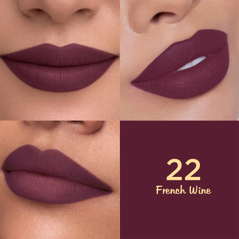 Glam21 Lip Seduction Non- Transfer Crayon Lipstick up to 12 Hours Stay | Lightweight &amp; Longlasting|Creamy Matte | Smudge Proof - 3.6gm| French Wine| 22 thumbnail 4