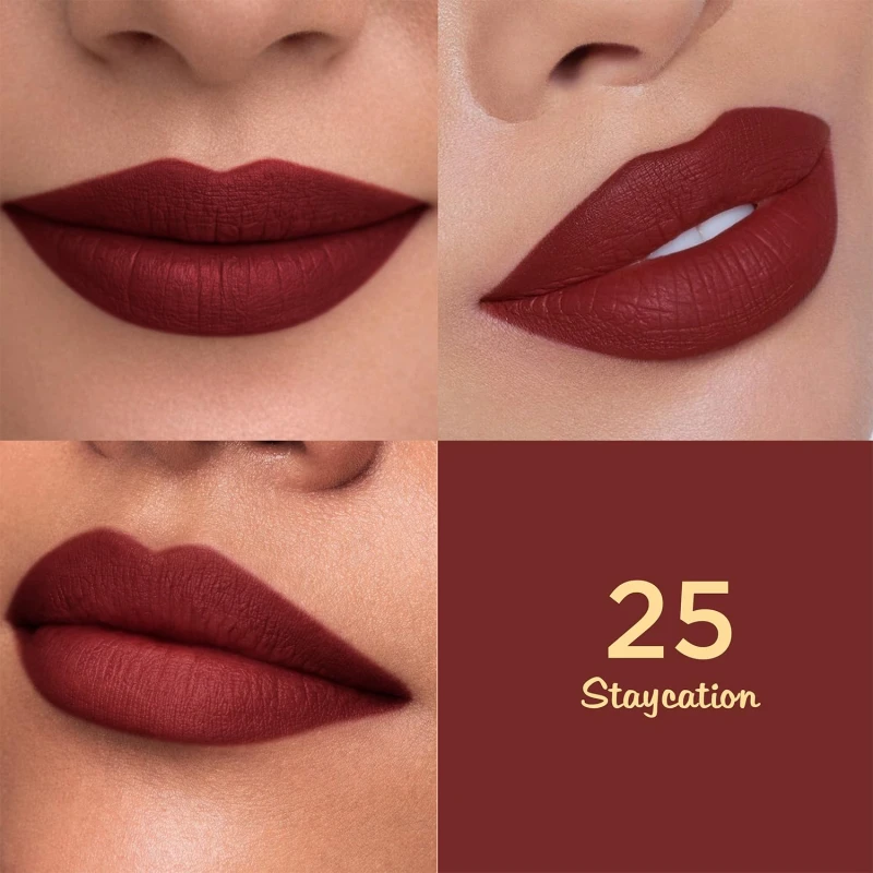 Glam21 Lip Seduction Non- Transfer Crayon Lipstick up to 12 Hours Stay | Lightweight &amp; Longlasting|Creamy Matte | Smudge Proof - 3.6gm| Staycation | 25 thumbnail 4