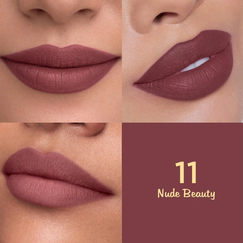 Glam21 Lip Seduction Non- Transfer Crayon Lipstick up to 12 Hours Stay | Lightweight &amp; Longlasting|Creamy Matte | Smudge Proof - 3.6gm|Purple Mousse|12 thumbnail 4