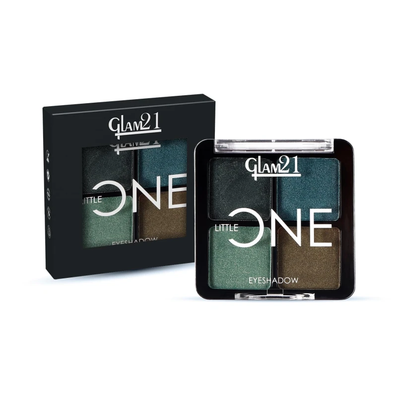 Glam21 Little One 4-in-1 Eyeshadow Palette | Ultra pigmented, Easy to blend | Long Lasting Eye Make Up Kit | Combination of Mattes and Shimmers |No Promises-08 - Thumbnail 2