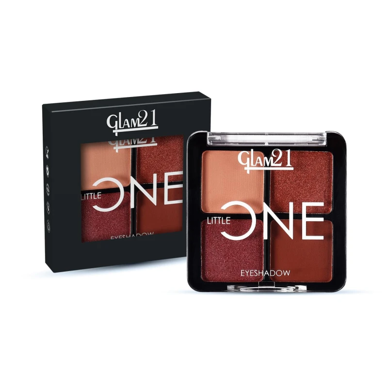 Glam21 Little One 4-in-1 Eyeshadow Palette | Ultra pigmented, Easy to blend | Long Lasting Eye Make Up Kit |Potrait Mode-06 thumbnail 2