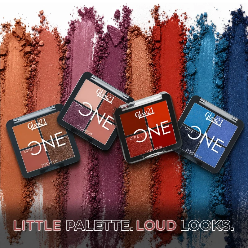 Glam21 Little One 4-in-1 Eyeshadow Palette | Ultra pigmented, Easy to blend | Long Lasting Eye Make Up Kit |Potrait Mode-06 thumbnail 6