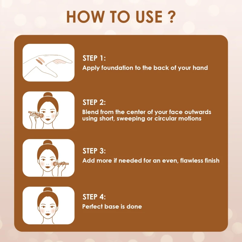 Glam21 Lord Of The Brushes Blusher Brush |Ultra-Soft Bristles for Flawless Blending |Natural Airbrushed Finish Durable &amp; Long-Lasting |Easy-to-Control Handle thumbnail 6