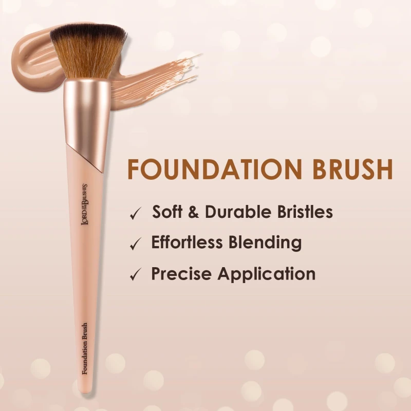 Glam21 Lord Of The Brushes Powder Brush |Soft &amp; Durable Bristles for Flawless &amp; Effortless Blending | Durable &amp; Lightweight | Premium Elegant Design thumbnail 4
