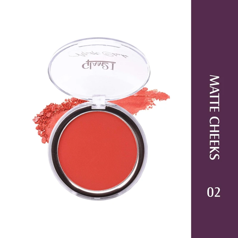Glam21 Matte Cheek Blush | Perfect Pop of Color | Seamless Texture &amp; Perfect Coverage Richly | Pigmented | Ultra Matte | Blendable | Suits all skin tones| 8.7gm |Shade-02 thumbnail 6